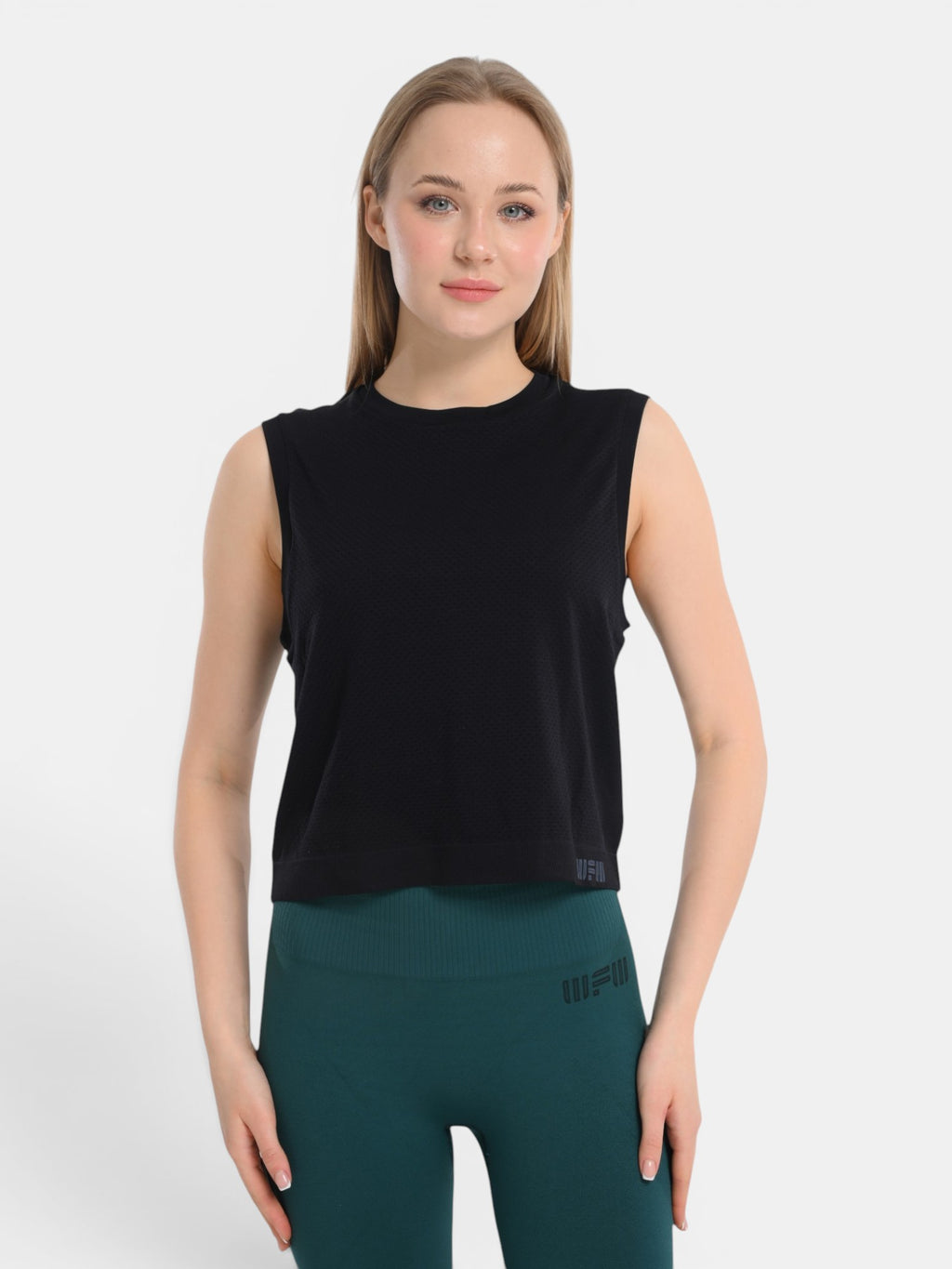 W-Air Seamless Sleeveless Crop T-Shirt