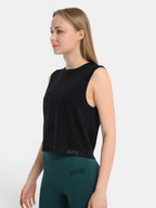 W-Air Seamless Sleeveless Crop T-Shirt