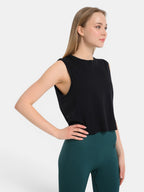 W-Air Seamless Sleeveless Crop T-Shirt