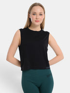 W-Air Seamless Sleeveless Crop T-Shirt