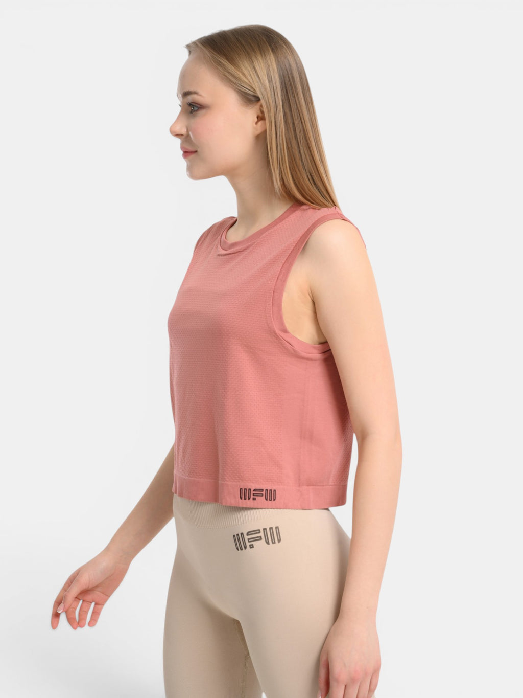W-Air Seamless Sleeveless Crop T-Shirt