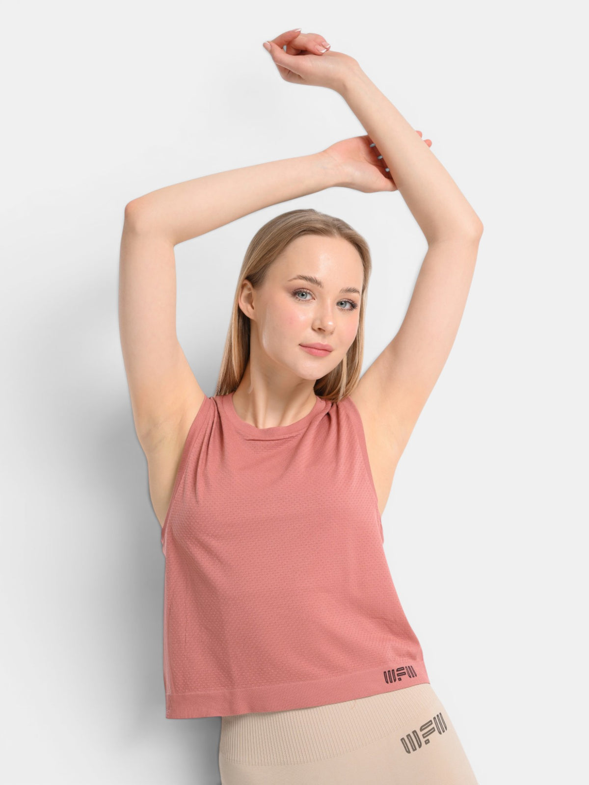 W-Air Seamless Sleeveless Crop T-Shirt
