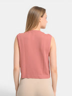 W-Air Seamless Sleeveless Crop T-Shirt