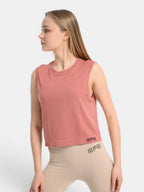 W-Air Seamless Sleeveless Crop T-Shirt