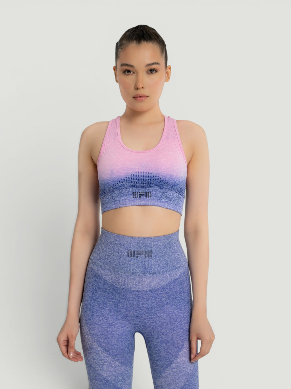 W-Touch Gradient Seamless Push-Up Workout Set (Bra & Leggings)
