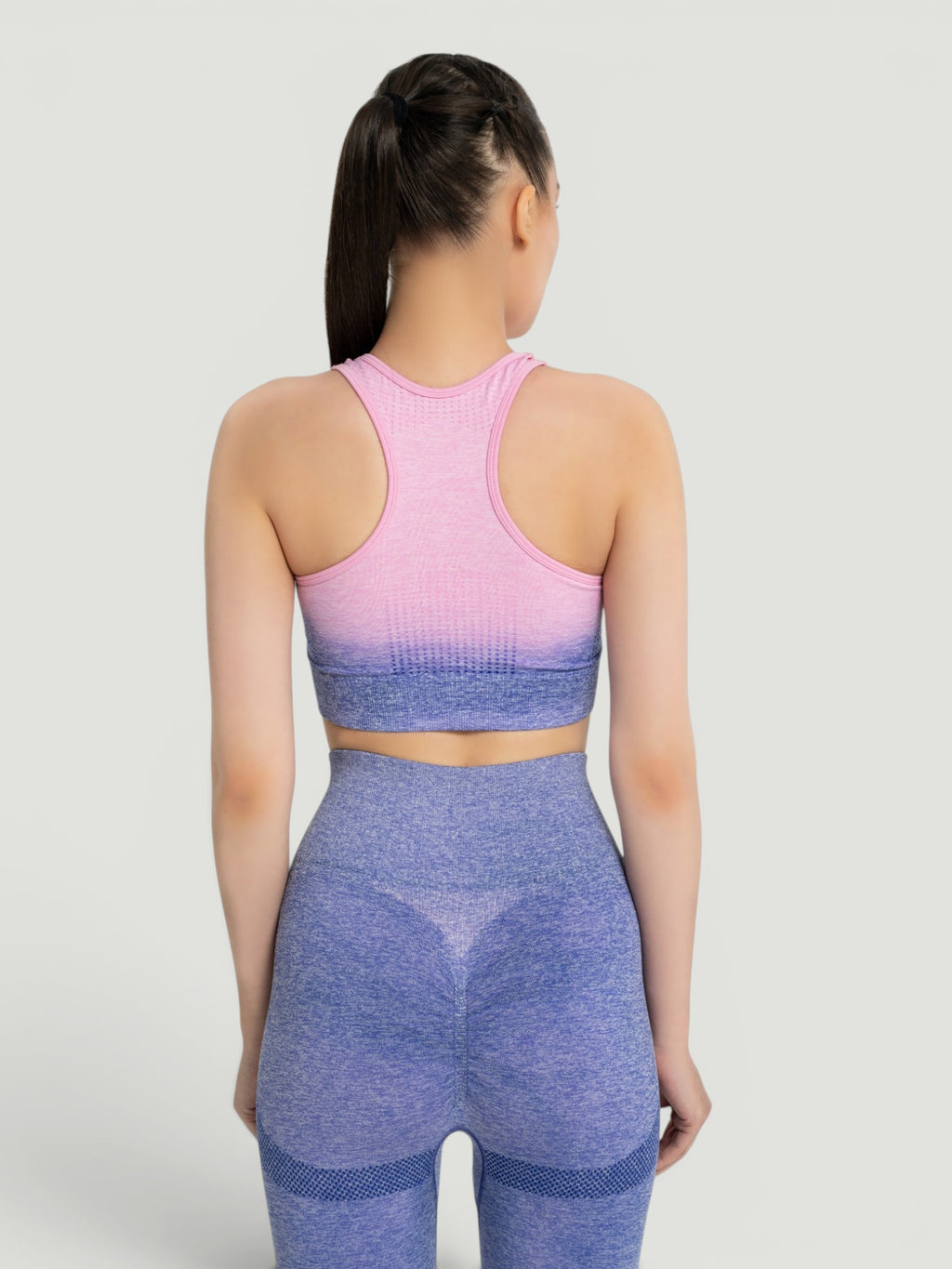 W-Touch Gradient Seamless Push-Up Workout Set (Bra & Leggings)
