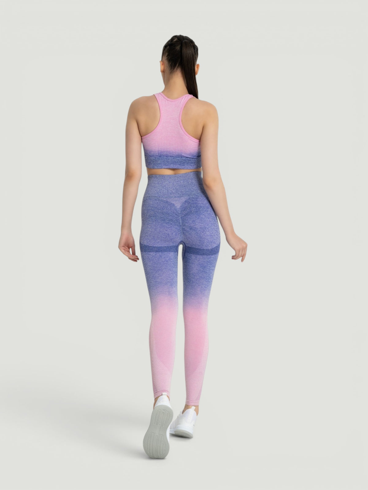 W-Touch Gradient Seamless Push-Up Workout Set (Bra & Leggings)