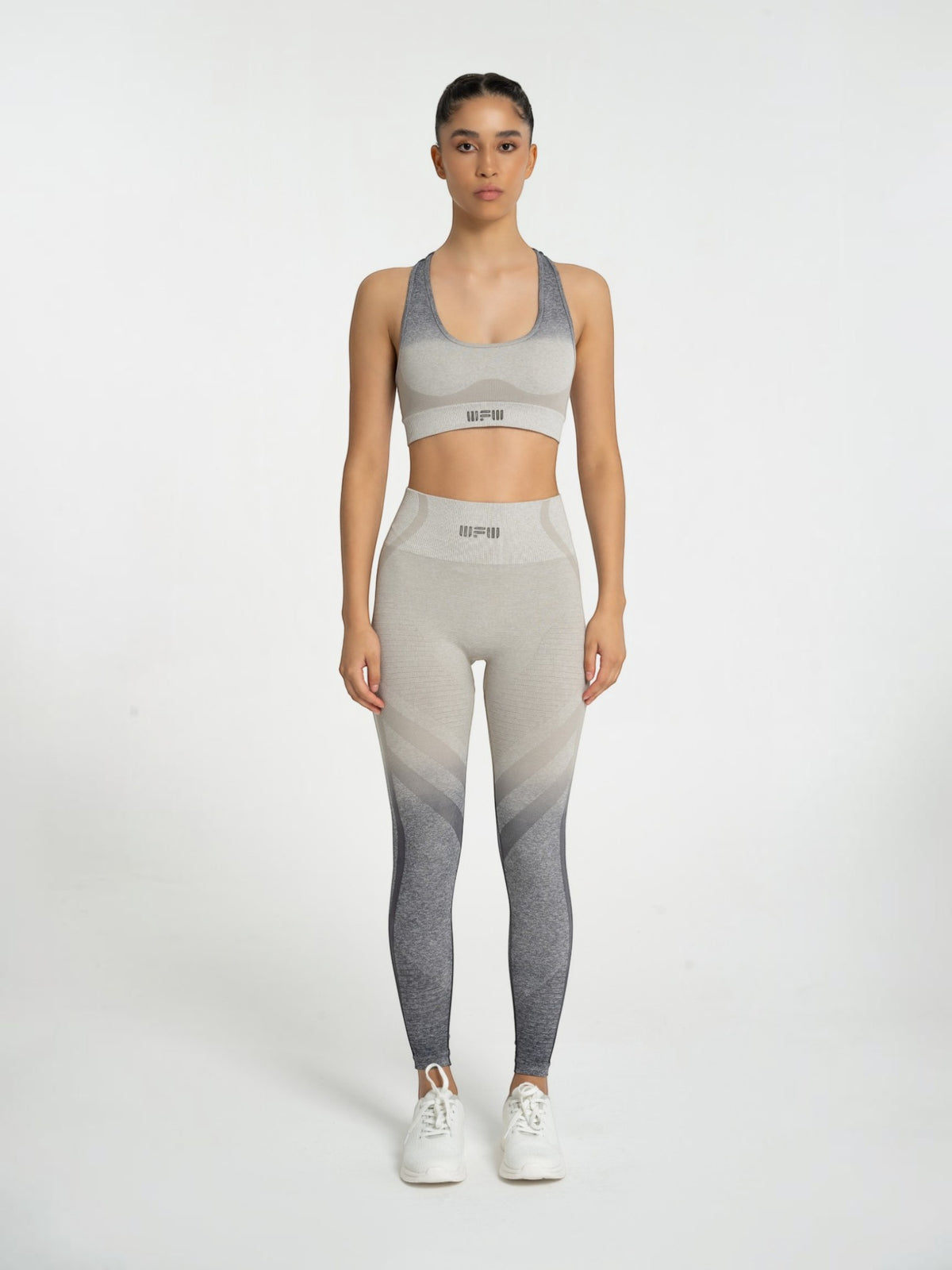 W-Fade Melange Seamless Ombre Push-Up 2-Piece Workout Set (Bra & Leggings) (Kopya)