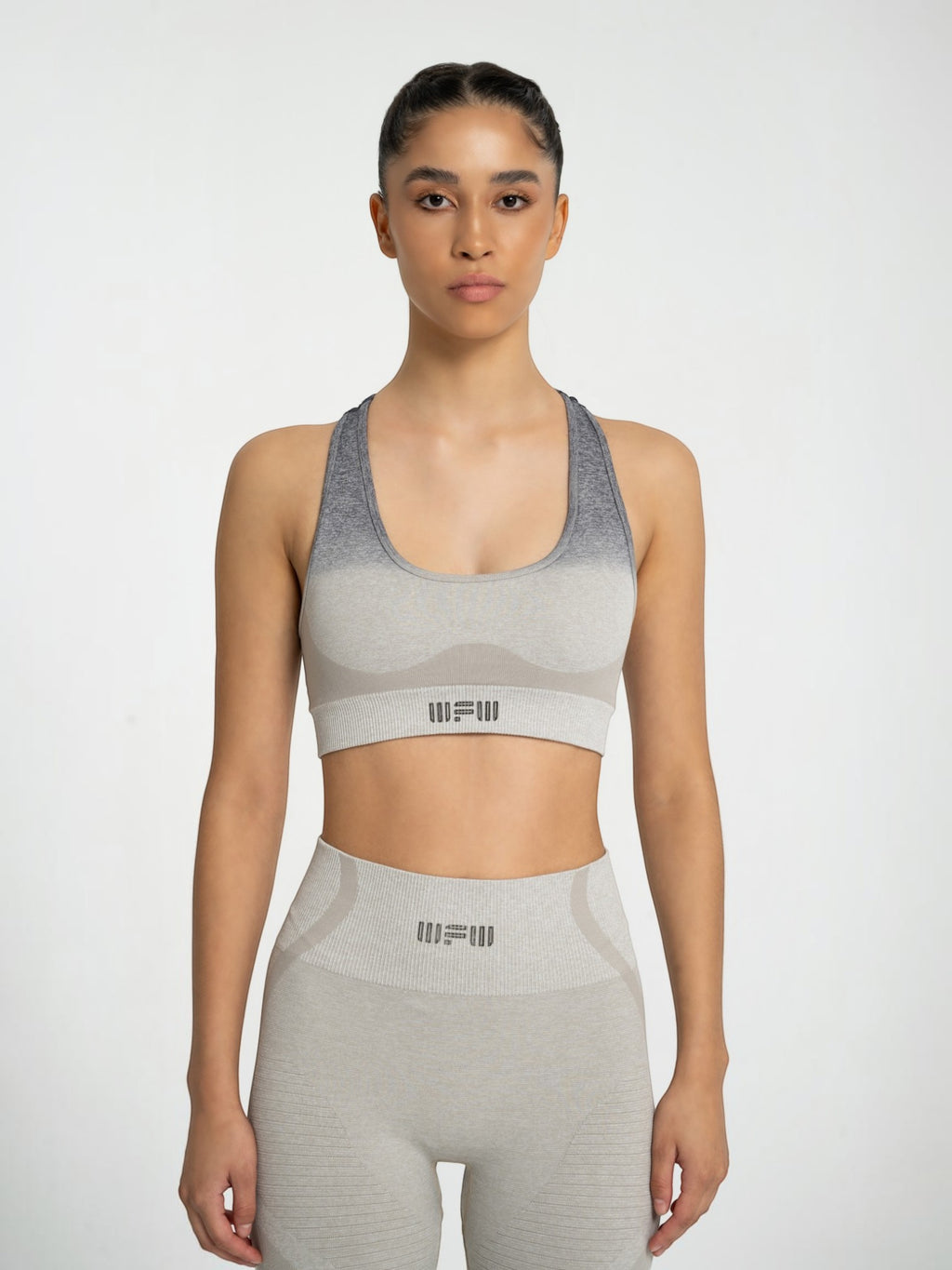 W-Fade Melange Seamless Ombre Push-Up 2-Piece Workout Set (Bra & Leggings) (Kopya)