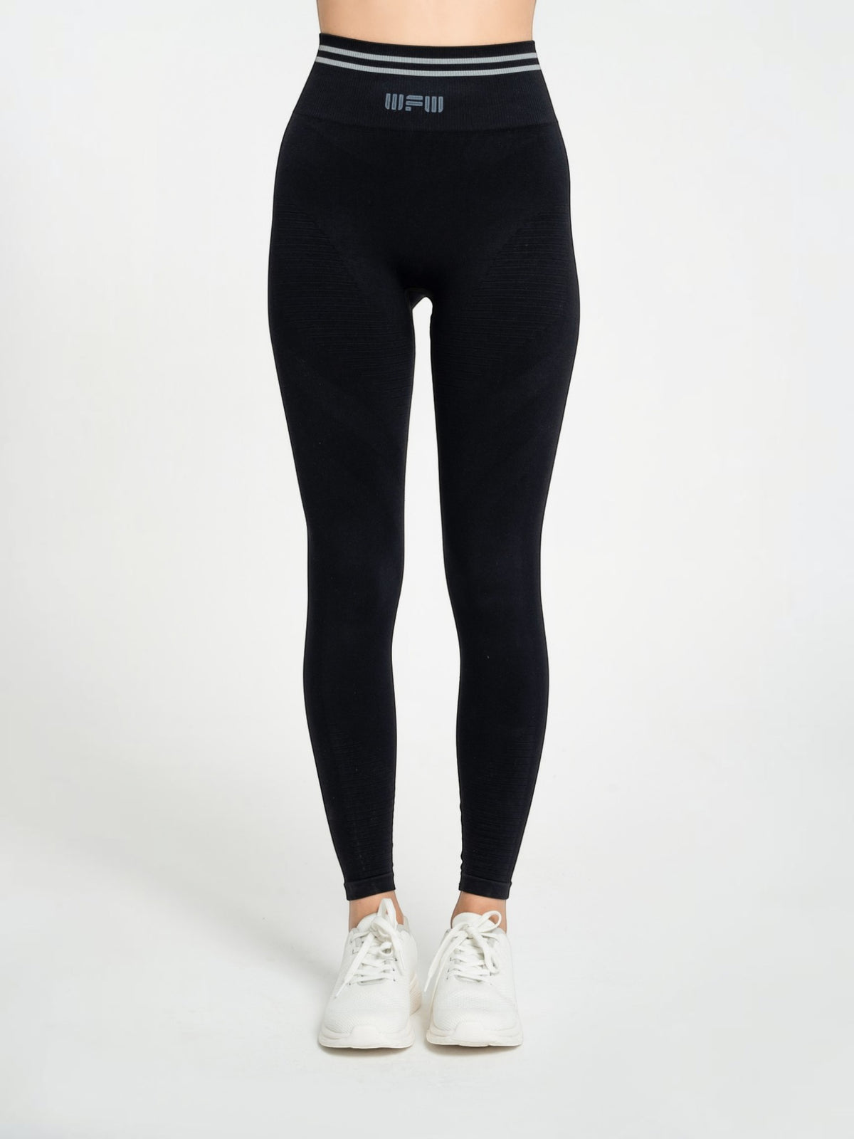 W-Circle Seamless Push-Up Striped High-Waisted Leggings