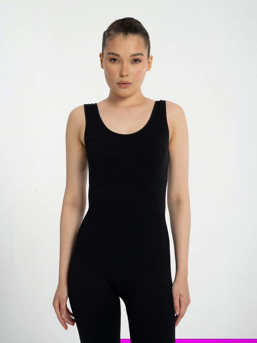 W-Catch Seamless Cross-Back Full-Length Bodysuit (Catsuit)