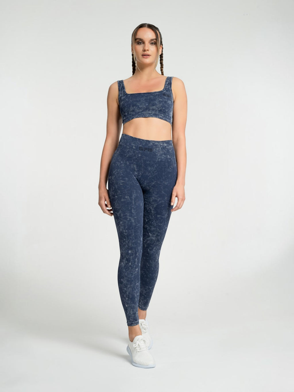 W-Pigment Color Seamless Set (Bra & Leggings)