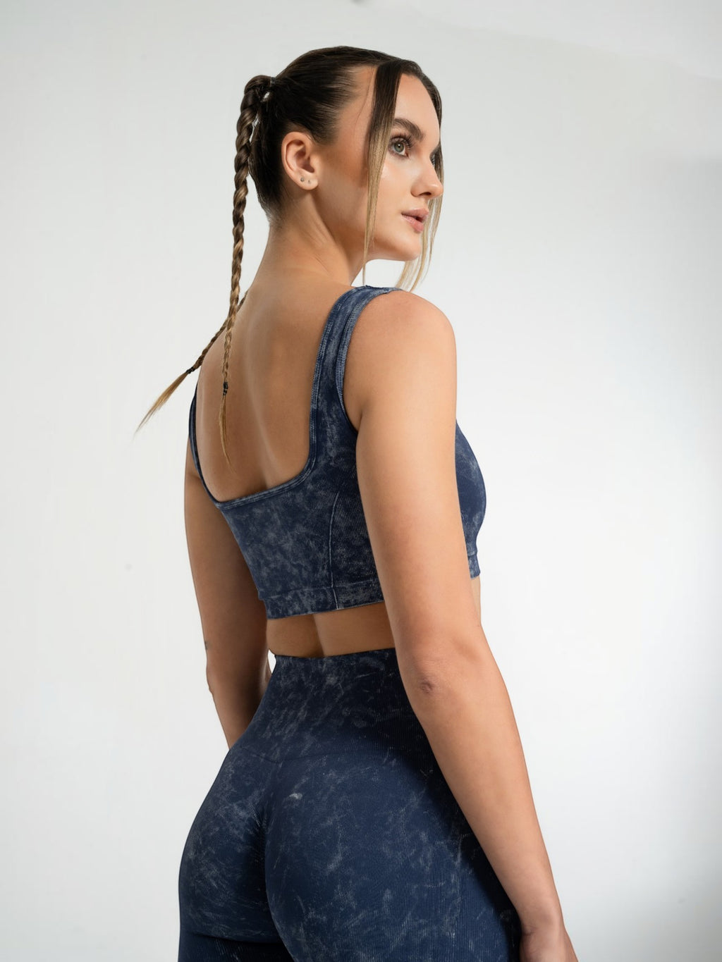 W-Pigment Color Seamless Set (Bra & Leggings)