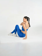 W-Comford Duo Seamless Push-Up Ribbed 2-Piece Workout Set (Bra & Leggings)