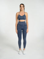 W-Wash Seamless Acid Wash Push-Up Workout Set (Bra & Leggings)
