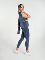 W-Wash Seamless Acid Wash Full-Zip Long Sleeve Crop Workout Jacket