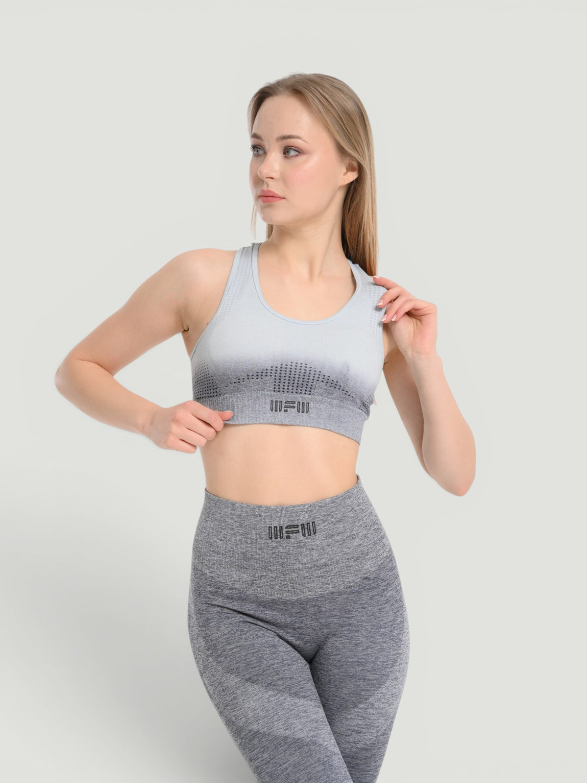 W-Touch Gradient Seamless Push-Up Workout Set (Bra & Leggings)