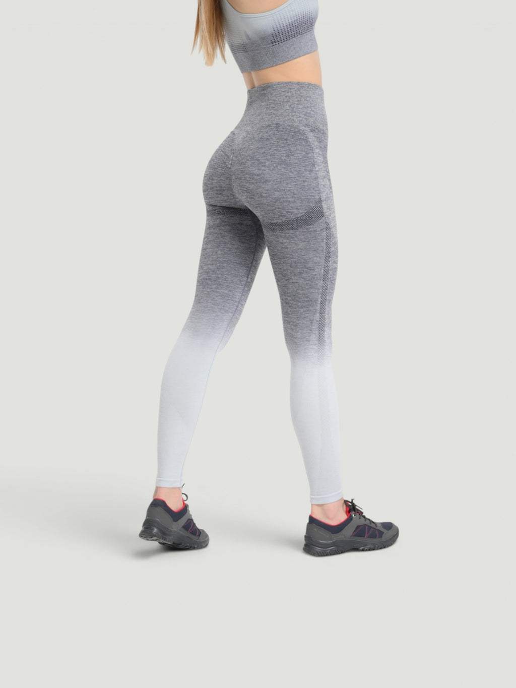 W-Touch Gradient Seamless Push-Up Workout Set (Bra & Leggings)