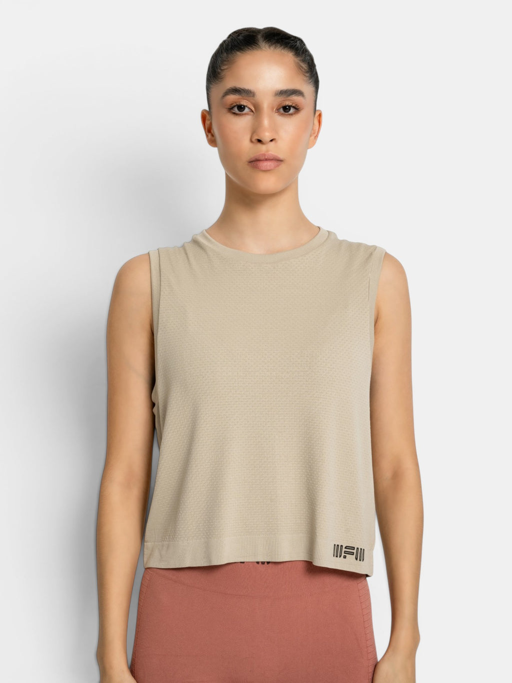 W-Air Seamless Sleeveless Crop T-Shirt