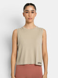 W-Air Seamless Sleeveless Crop T-Shirt