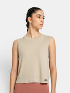 W-Air Seamless Sleeveless Crop T-Shirt