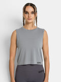 W-Air Seamless Sleeveless Crop T-Shirt