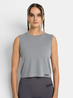 W-Air Seamless Sleeveless Crop T-Shirt