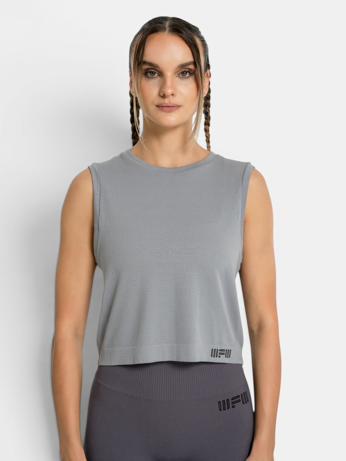 W-Air Seamless Sleeveless Crop T-Shirt