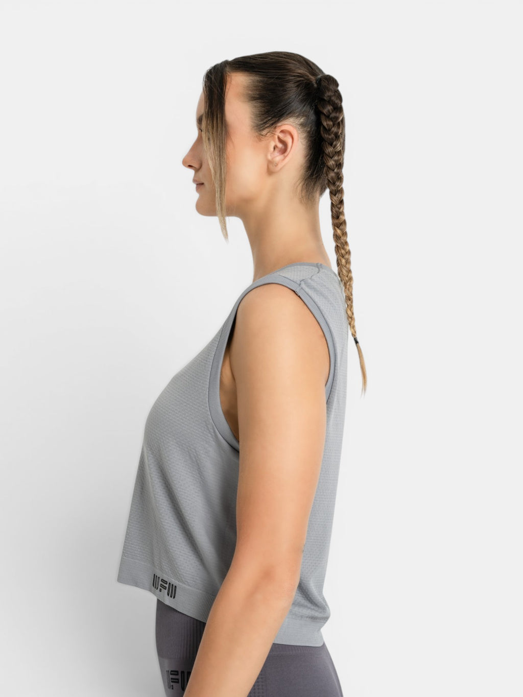 W-Air Seamless Sleeveless Crop T-Shirt