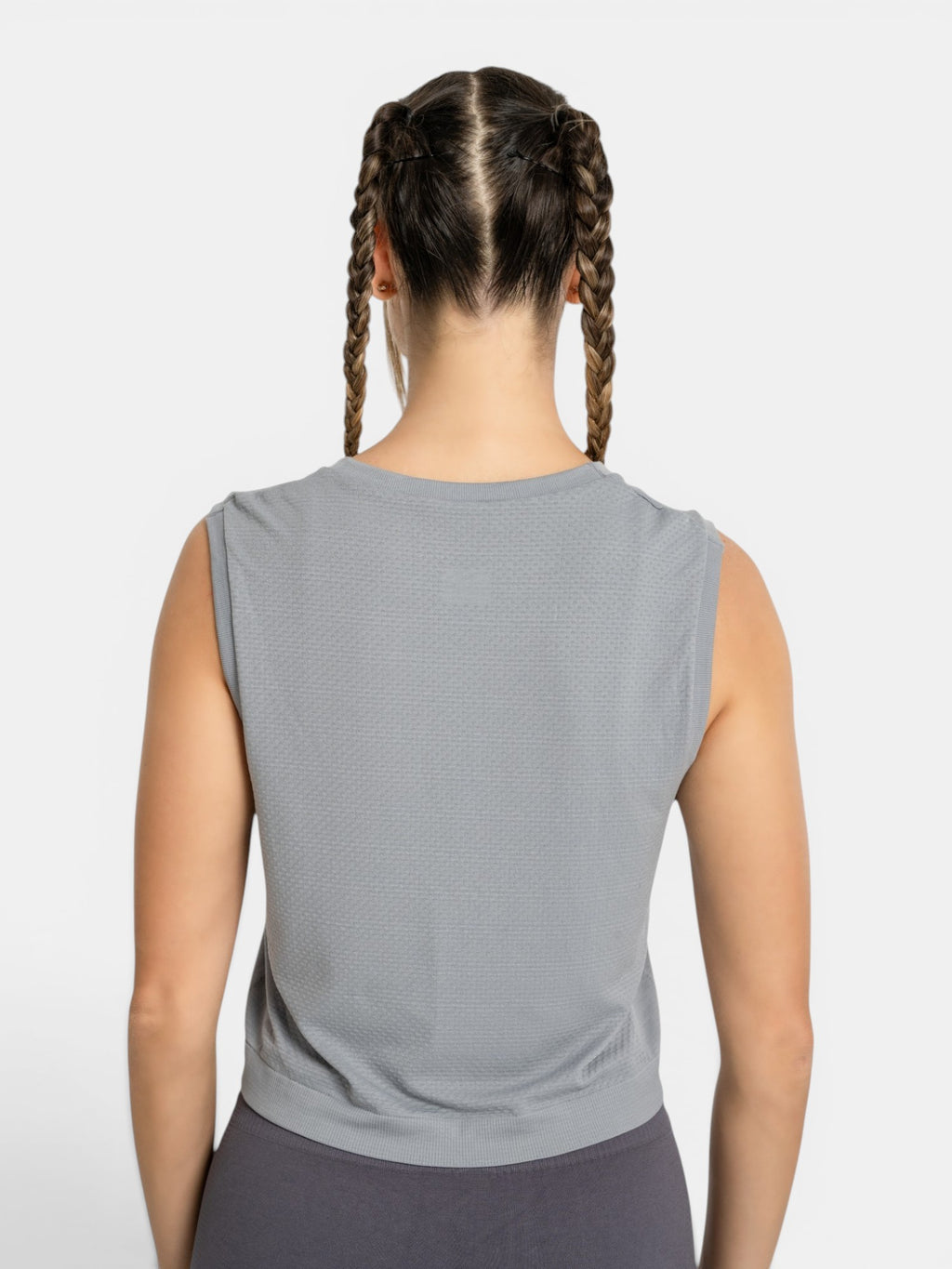 W-Air Seamless Sleeveless Crop T-Shirt