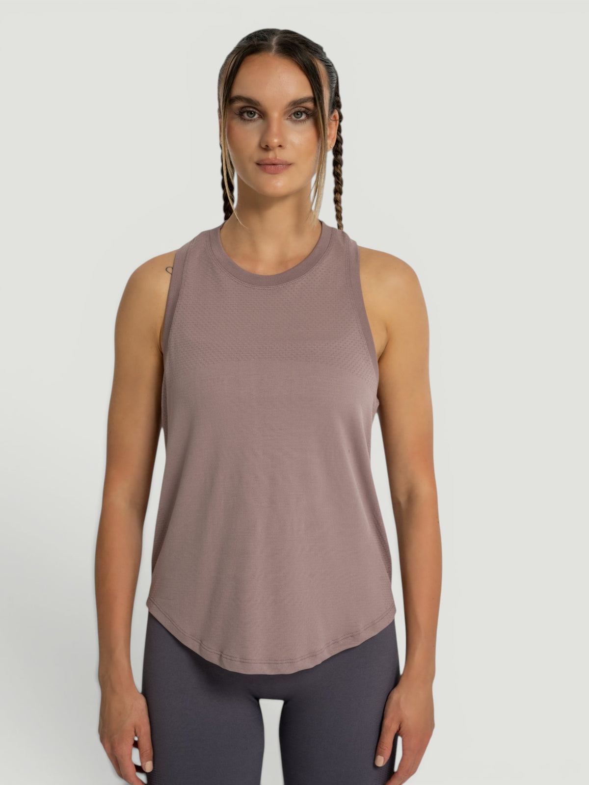 W-Breath Seamless Racerback Yoga Tank Top