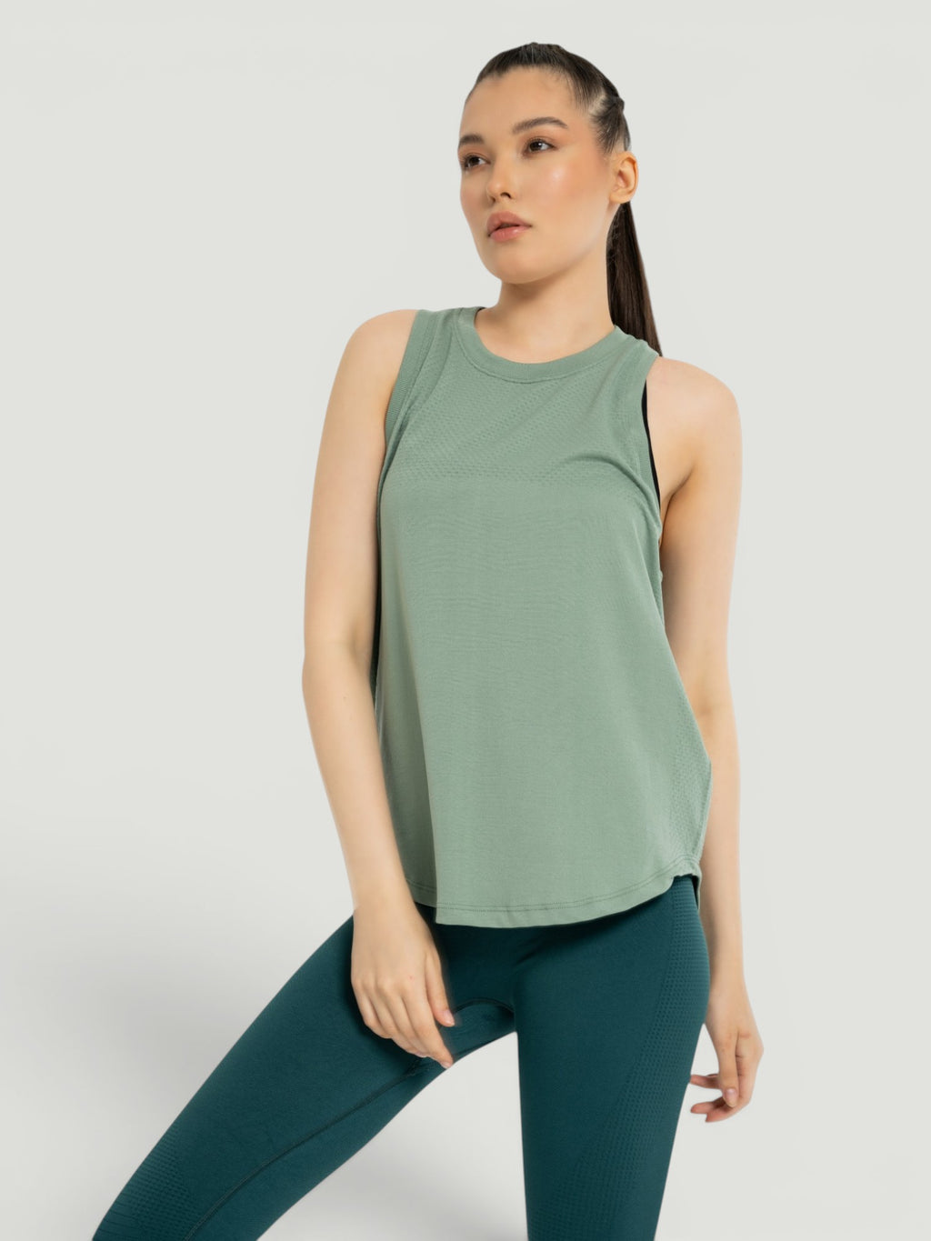 W-Breath Seamless Racerback Yoga Tank Top