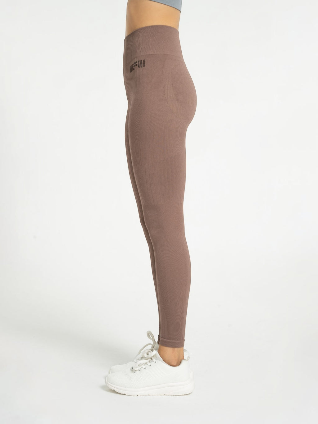 W-Upline Seamless High-Waisted Vertical Ribbed Workout Leggings