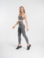 W-Wash Seamless Acid Wash Push-Up Workout Set (Bra & Leggings)