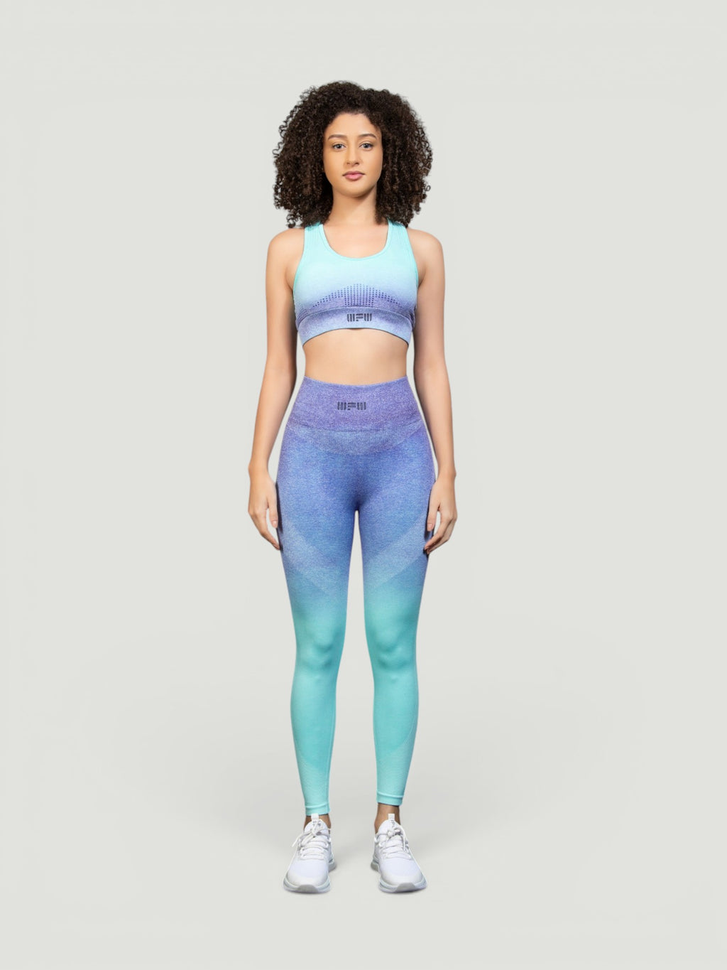 W-Touch Gradient Seamless Push-Up Workout Set (Bra & Leggings)