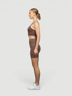 W-Wash Seamless Acid Wash Push-Up Shorts Set (Bra & Shorts)