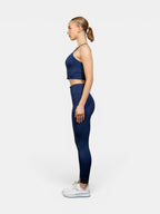W-Lotus Seamless Strappy Cross-Back 2-Piece Yoga Workout Set (Bra & Leggings)