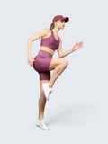W-Wave Needle Folded Seamless Shorts Set (Bra & Shorts)