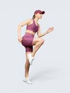 W-Wave Needle Folded Seamless Shorts Set (Bra & Shorts)
