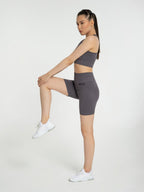 W-Line Seamless Push-Up High-Waisted Ribbed Shorts